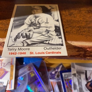 1983 tcma terry Moore baseball card 