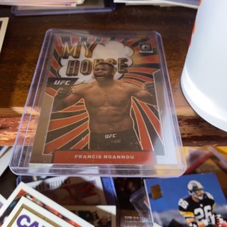 2022 panini donruss optic my house Francis ngannou UFC card 