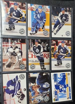 9 Maple Leafs NHL Cards