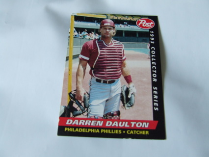 1993 Darren Daulton Philadelphia Phillies Post Card #18