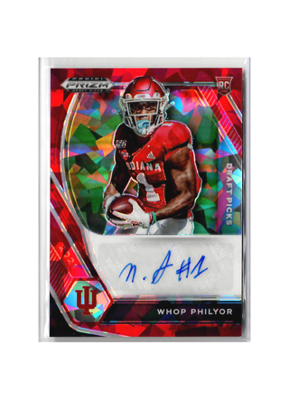 Whop Philyor - 2021 Panini Prizm Draft Picks Autographs Prizms Red Ice #177