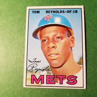 1967 - TOPPS BASEBALL CARD NO. 487 - TOM REYNOLDS - METS - EXMT/NRMT/MT. - READ