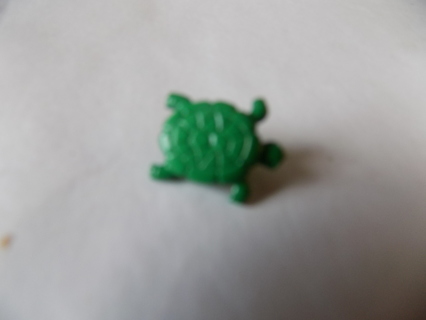 1 inch green turtle button # 1