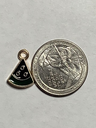 BLACK ENAMEL CHARM~#100~1 CHARM ONLY~FREE SHIPPING!