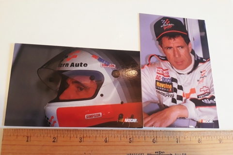 2 Darrell Waltrip (NASCAR) postcards