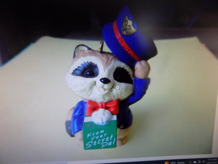 Hallmark Racoon Postal Delivery Special delivery ornament 1992