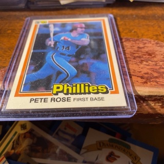 1981 donruss Pete rose baseball card 