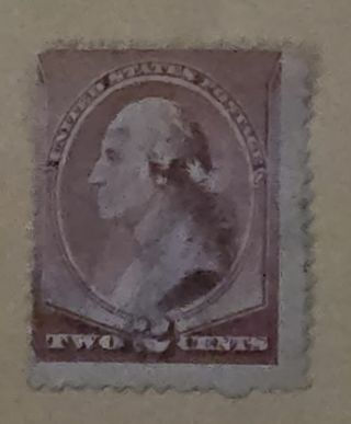 One Used Two Cent US Postage Stamp