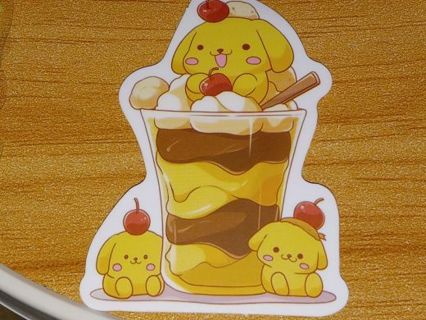 Adorable new one vinyl sticker no refunds regular mail only Very nice