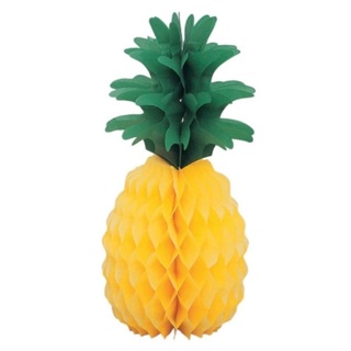 NEW Tissue Paper Honeycomb Pineapples Summer Luau Party