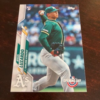 2020 Topps Opening Day - [Base] #105.1  Jesus Luzardo (Green Jersey) 