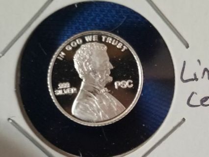 NEW.999 one gram pure fine Silver Art round collectible ☆Lincoln Cent/Penny☆