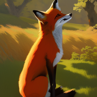 Listia Digital Collectible: Fox Sitting