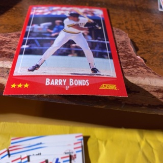 1988 score Barry bonds baseball card 