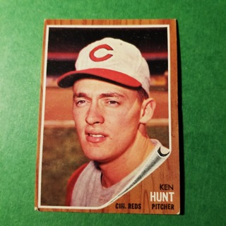 1962 - TOPPS BASEBALL CARD NO. 364 - KEN HUNT - REDS