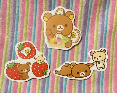 Kawaii Rilakkuma stickers 