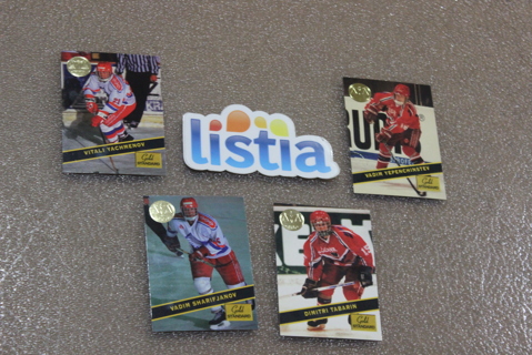 (4) 1994 Gold Standard Hockey Russian Stars NHL Cards