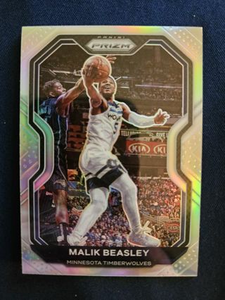 2020-21 Panini Prizm Silver Malik Beasley