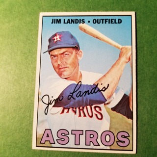 1967 - TOPPS BASEBALL CARD NO. 483 - JIM LANDIS - ASTROS - EXMT/NRMT/MT. - READ