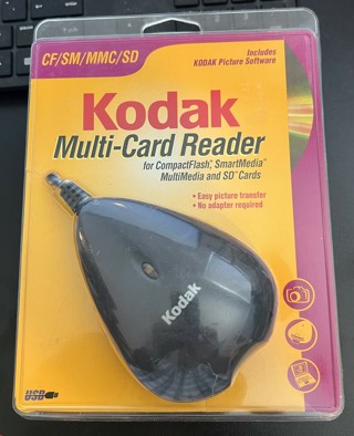 NOS Kodak CF,SM,MMC,SD Reader FOR Memory Stick-PRO Duo /Mac/PC Compatible SEE PIC