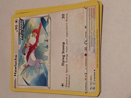 Pokemon card hawlucha 216/264