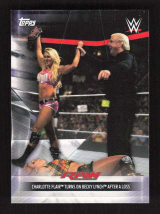 2019 Topps WWE Raw Womens Evolution Charlotte Flair #DR-17