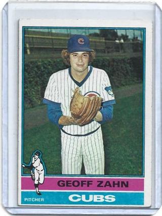 1976 TOPPS GEOFF ZAHN CARD