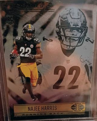 2021 PANINI ILLUSIONS NAJEE HARRIS ROOKIE RC # 70 PITTSBURGH STEELERS