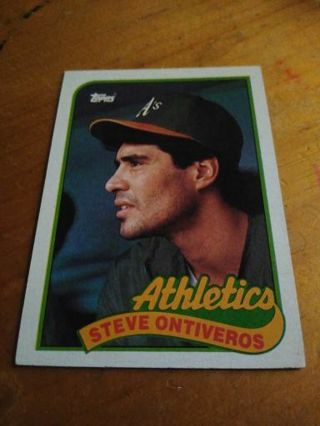 1989 Topps Baseball 692 Steve Ontiveros