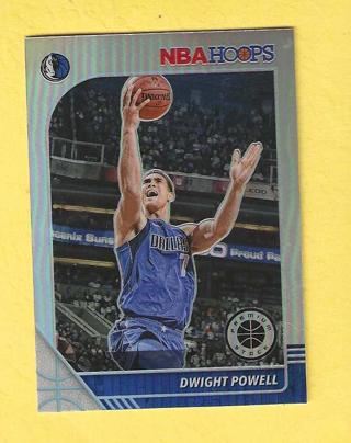 2019-2020 Panini Prizm Dwight Powell Premium Stock Refractor Mavericks Basketball Card