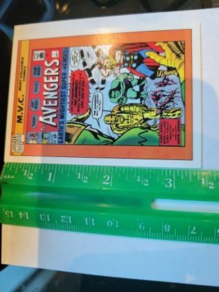 SINGLE collectible card- Avengers #1- 1963