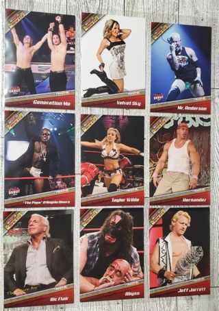 9 TNA Wrestling Cards 2010
