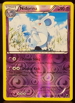 ⚡ Pokemon Card Nidorina 41/116 ⚡ 90 HP Plasma Freeze Reverse Holo Foil Uncommon