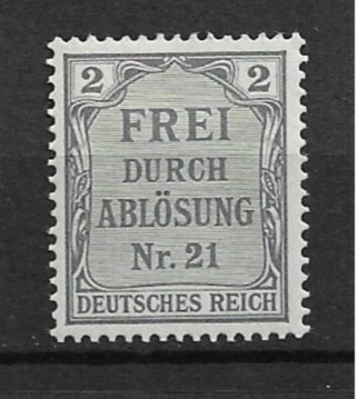 1903 Germany ScOL1 2pf Official for use in Prussia MH
