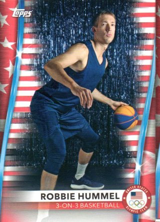 2020 Topps Olympics Robbie Hummel Red White Blue 271/299