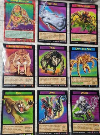 9 Weird n Wild Creatures Cards