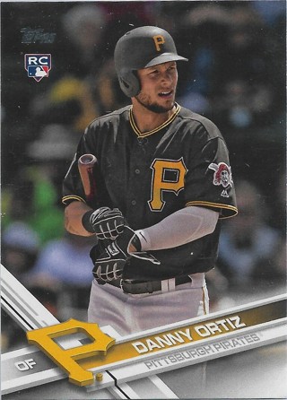 2017 Topps Update #US30 Danny Ortiz RC Pittsburgh Pirates