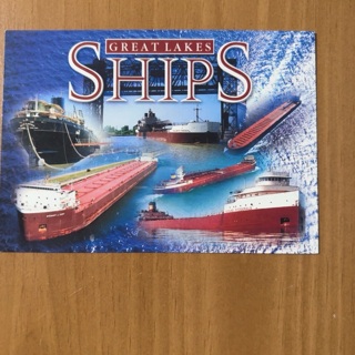 Great Lakes Ships Post Card 