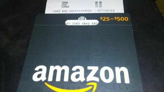 $30 AMAZON GIFT CARD. DIGITAL DELIVERY. WINNER GETS THE GIFT CODE