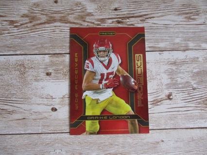 Pro Pick 2022 Drake London football trading cards