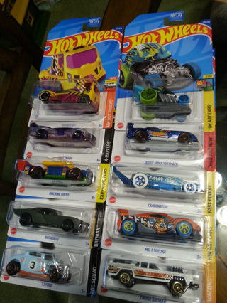 10 new Hot Wheels