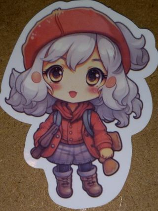 Anime Cute nice 1⃣ vinyl sticker no refunds regular mail only Very nice quality!