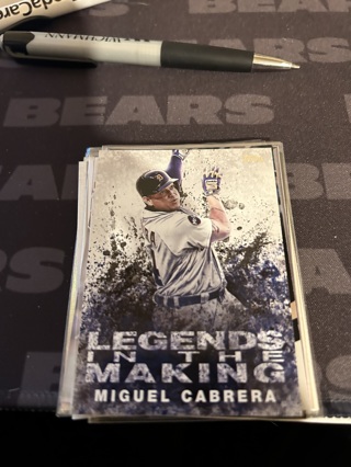 2018 topps legends in the making miguel cabrera