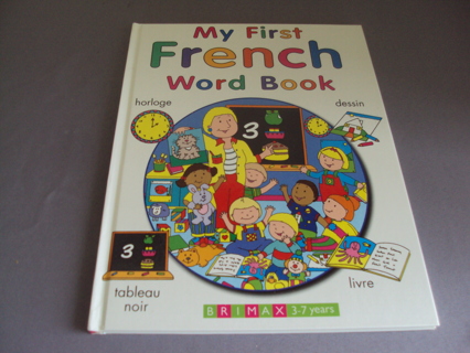My First French Word Children's Book New