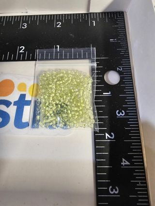 5 gram yellow seed beads