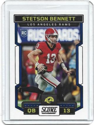 2023 SCORE STETSON BENNETT ROOKIE CARD