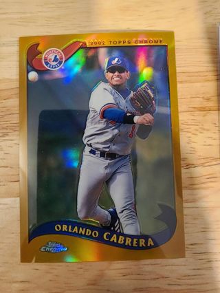 2002 Topps Chrome Orlando Cabrera #32