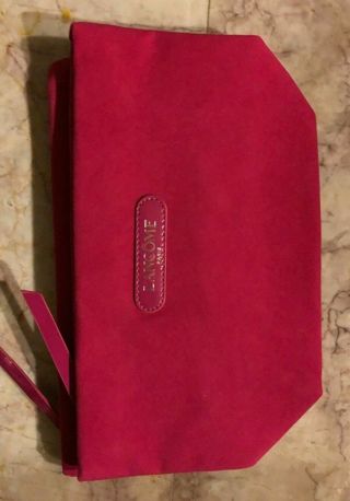 stuffed, NEW BIG Lancome VELVET Estee Lauder Clinique Cosmetic Makeup Bag=10 1/2"x5"