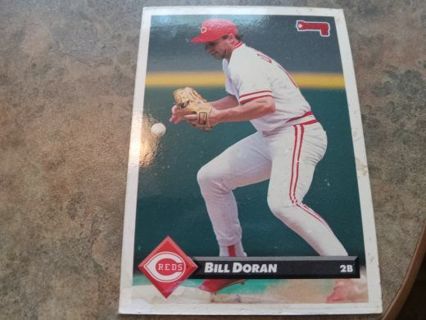 1993 DONRUSS BILL DORAN CINCINNATI REDS BASEBALL CARD# 370