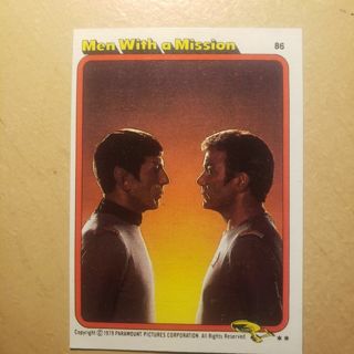 1979 star trek card